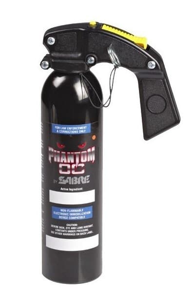 SPRAY POLICIAL SABRE RED ANTI-DISTURBIOS de NIEBLA PHANTOM MK-9