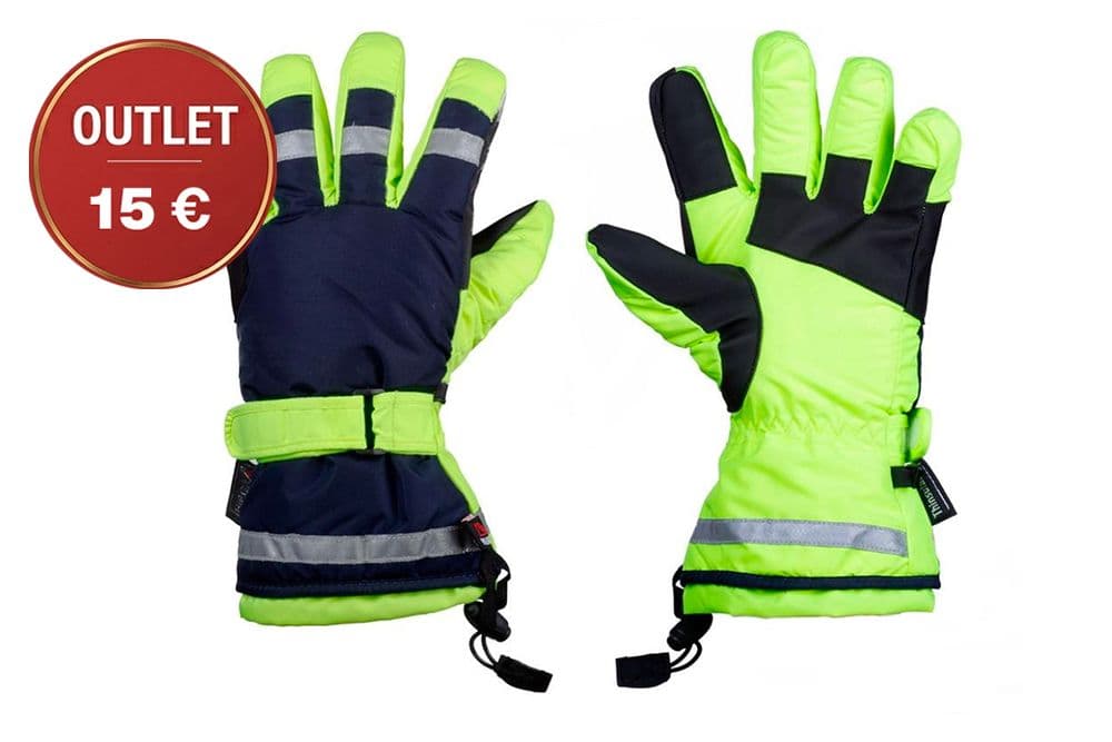 Guantes Santacana amarillo POLARTEC