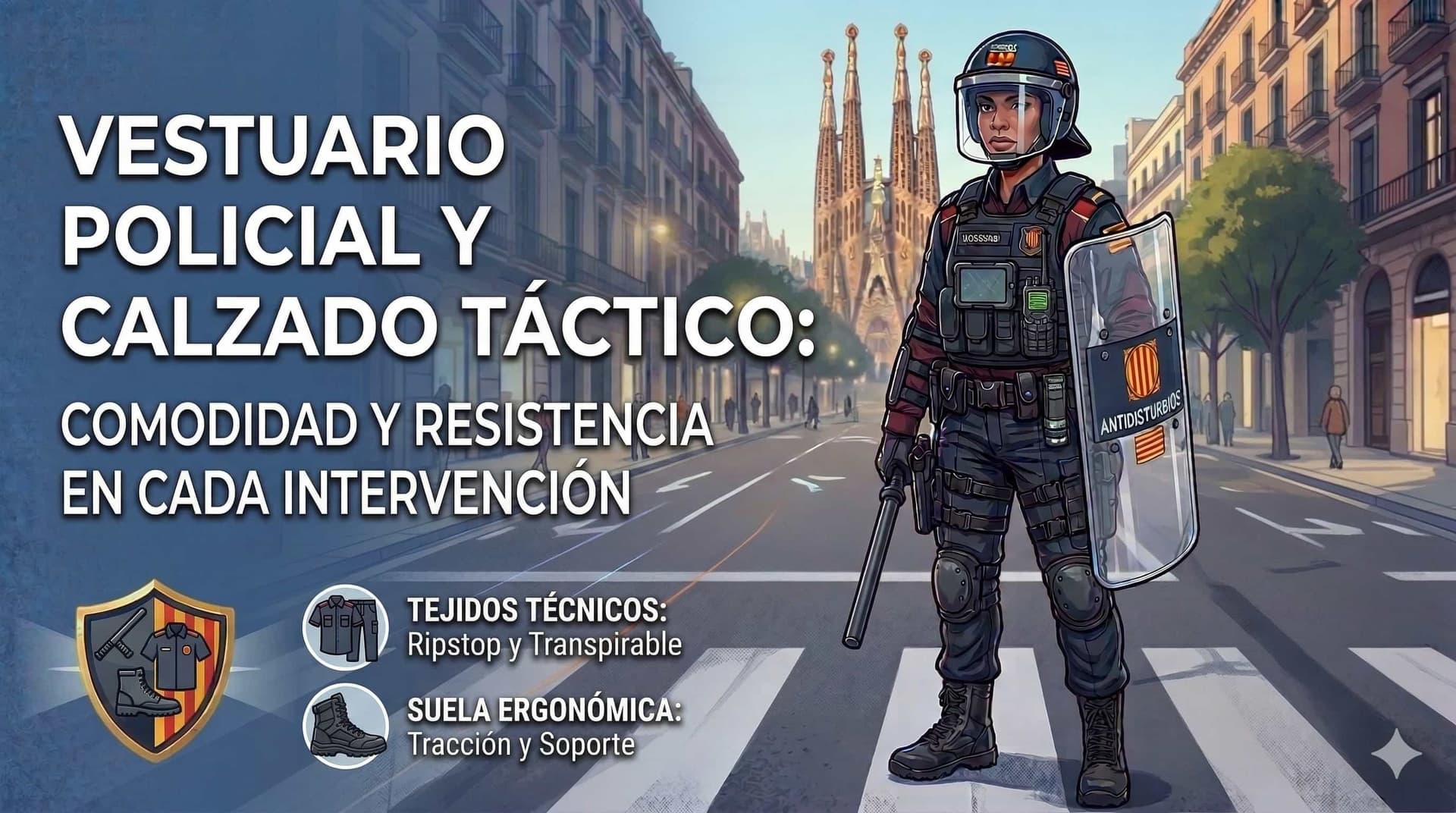 Vestuario Policial y Calzado Táctico: Comodidad y Resistencia en cada Intervención